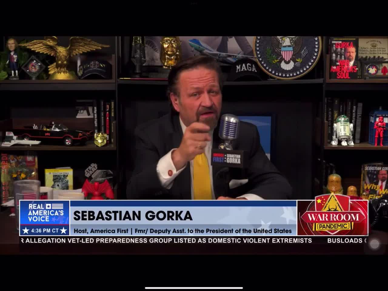 Sebastian Gorka responds to Steny Hoyer calling the deep state patriots.
