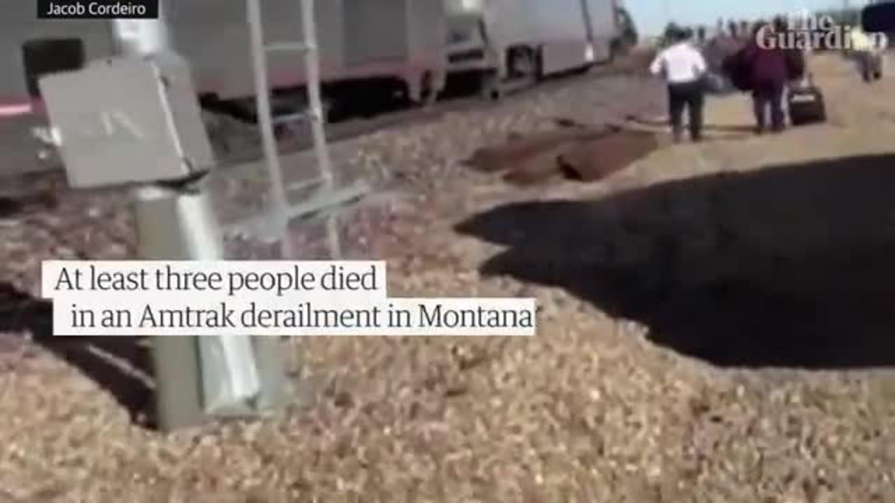 At least three dead after Amtrak train derails in Montana