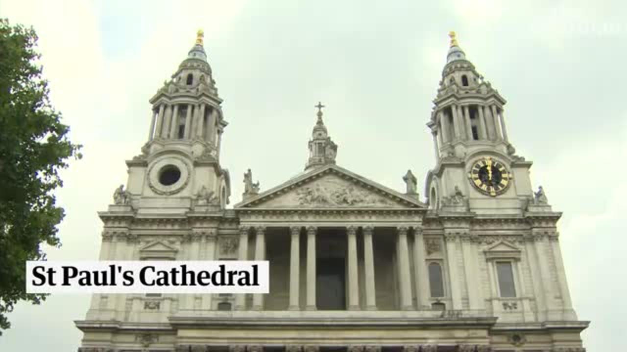 Bells toll for the Queen at Westminster Abbey and St Paul's Cathedral