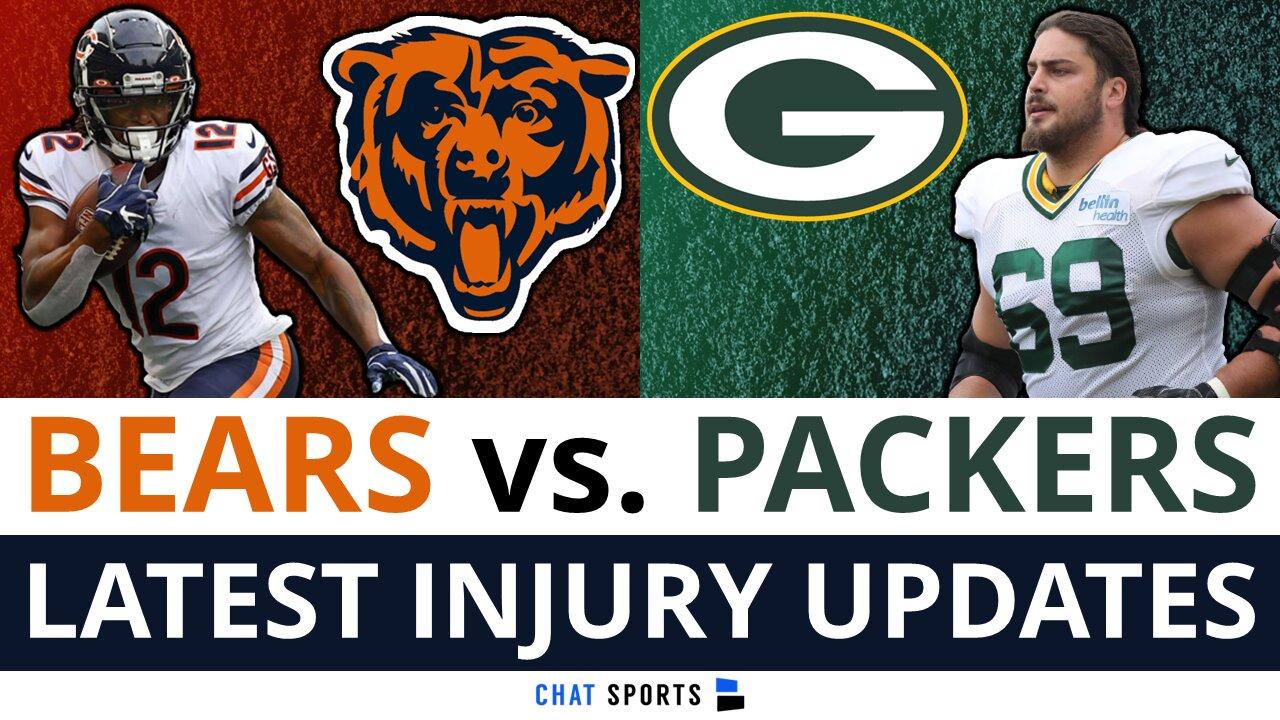 Bears vs. Packers Injury Updates Ft. Velus Jones Jr., David Bakhtiari & Allen Lazard