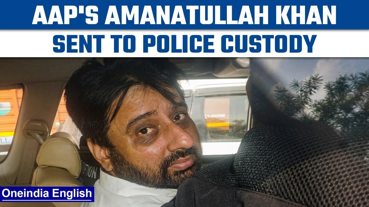 AAP MLA Amanatullah Khan sent to 4-day police custody in Delhi Waqf Board case | Oneindia News*News