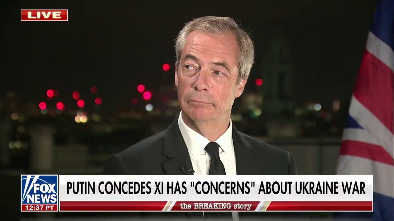 Nigel Farage: Xi Jinping 'could be a force for good' over Putin