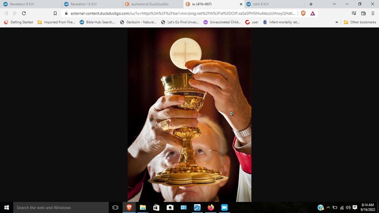 The silliness of the Catholic eucharist