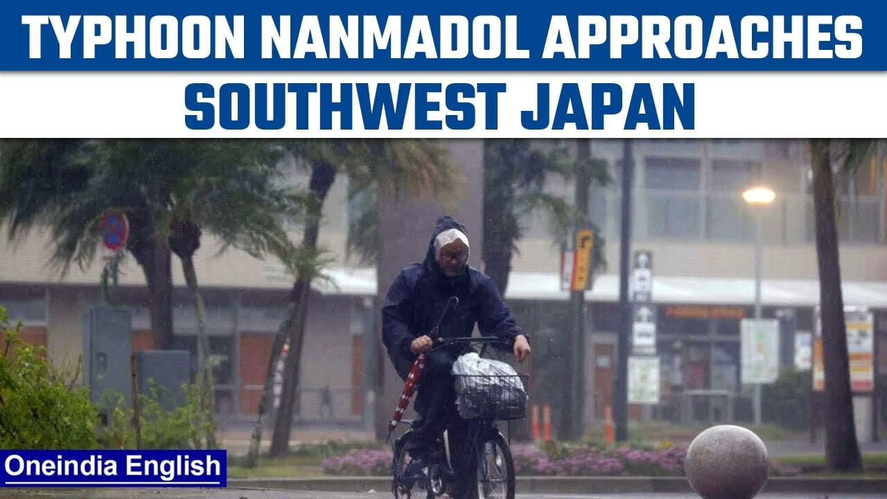 Japan:Typhoon Nanmadol approaches the southwest region, ‘special warning’ raised|Oneindia News *News