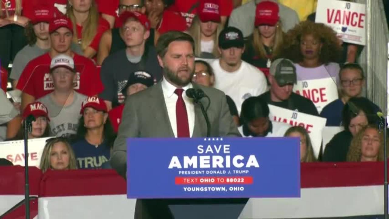Trump Rally in Ohio: JD Vance speaks at Trump Rally #TrumpWon (Full Speech, Sep 17)