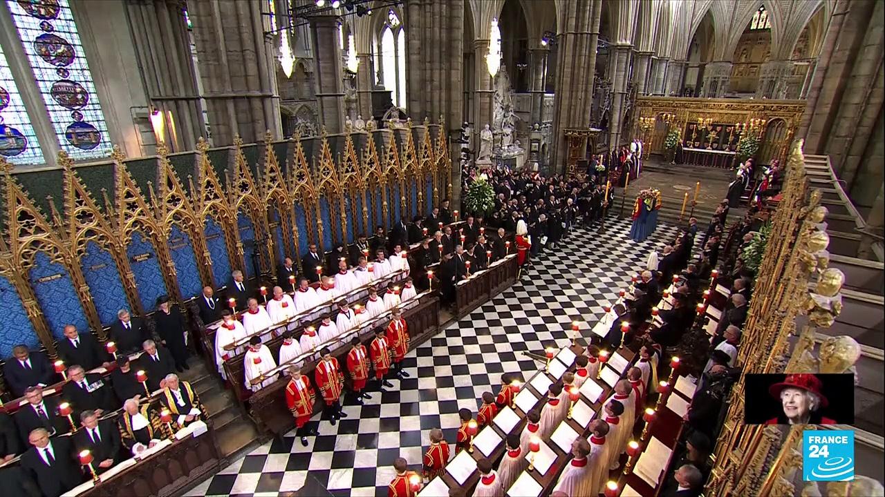 'God Save the King' sung at state funeral of Queen Elizabeth II's