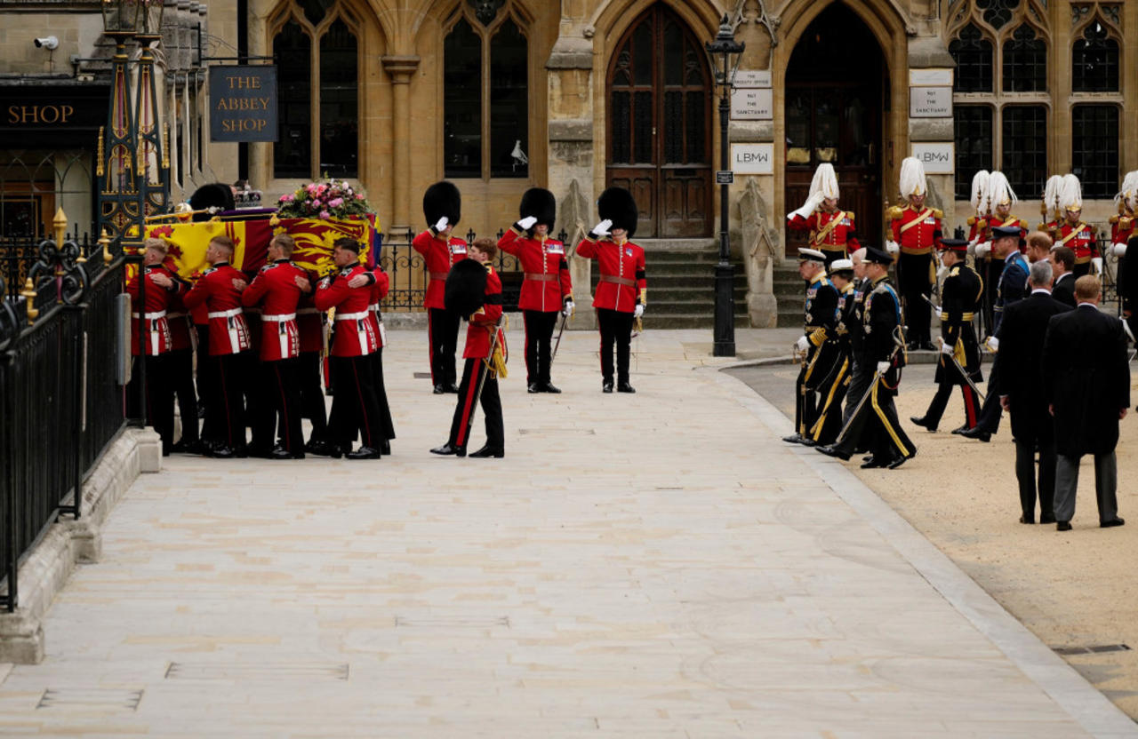 Queen Elizabeth's state funeral ends with haunting rendition of The Last Post and National Anthem