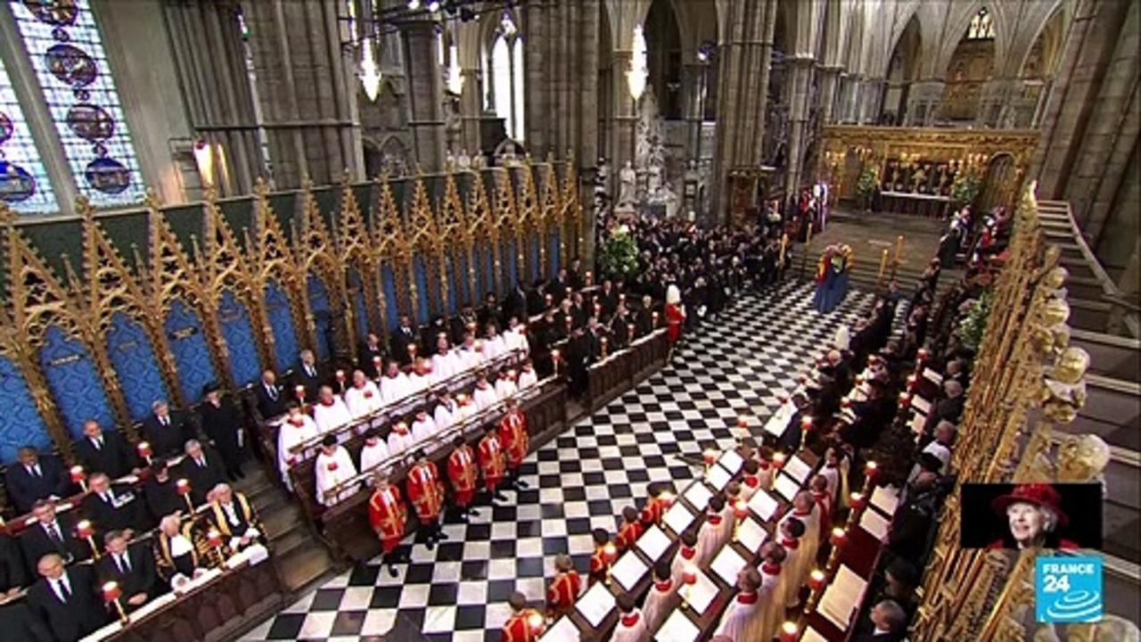 'God Save the King' sung at state funeral of Queen Elizabeth II