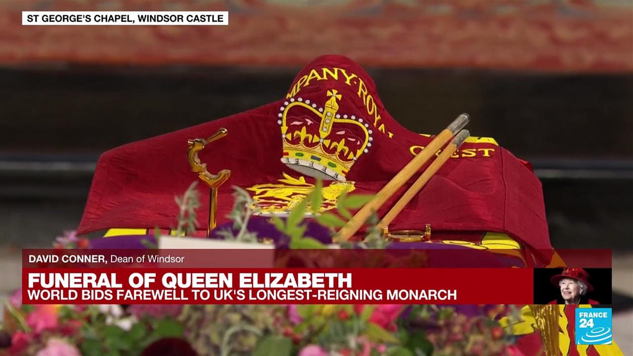 Queen Elizabeth II's coffin lowered into Royal Vault