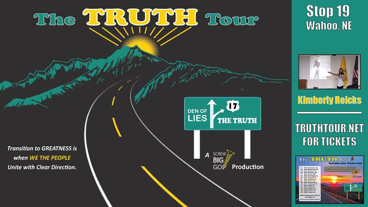 Kimberly Reicks, OUR SCHOOLS, Truth Tour 1, Wahoo NB, 7-19-22
