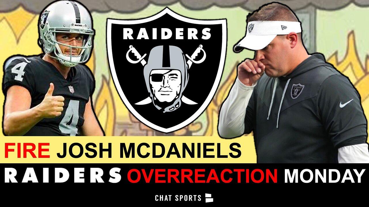 Raider Nation already calling for the Raiders to fire Josh McDaniels
