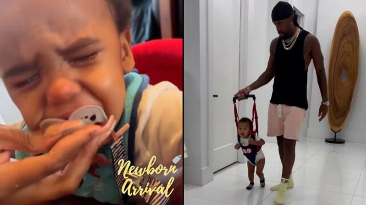 Safaree Teaches Son Legend How To Walk During Daddy Duty! 🚶🏾‍♂️