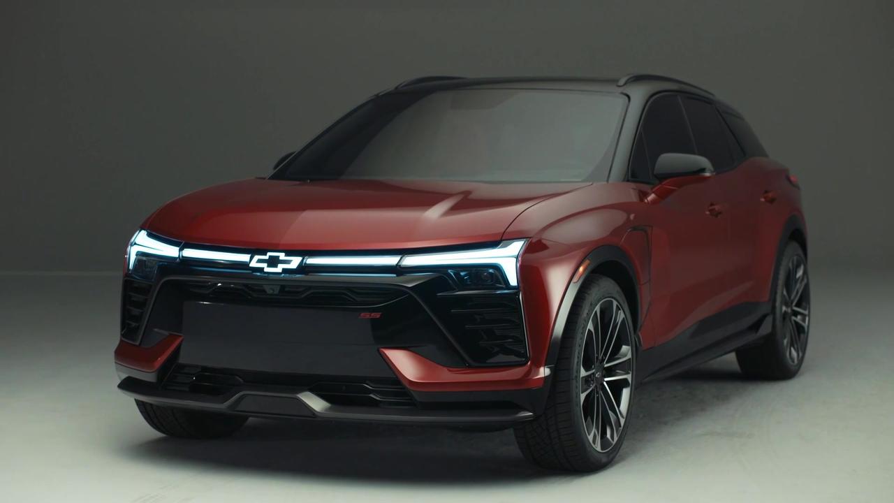 The all-new 2024 Chevrolet Blazer EV Design in Studio
