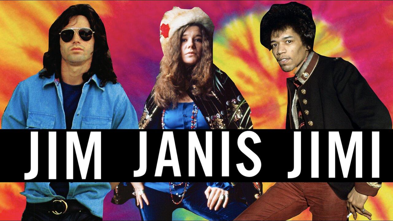 Legendary Lee Canady: The Three J's & A Pure Dose — Jim Morrison - Janis Joplin - Jimi Hendrix 🎶🎸🎤🇺🇸