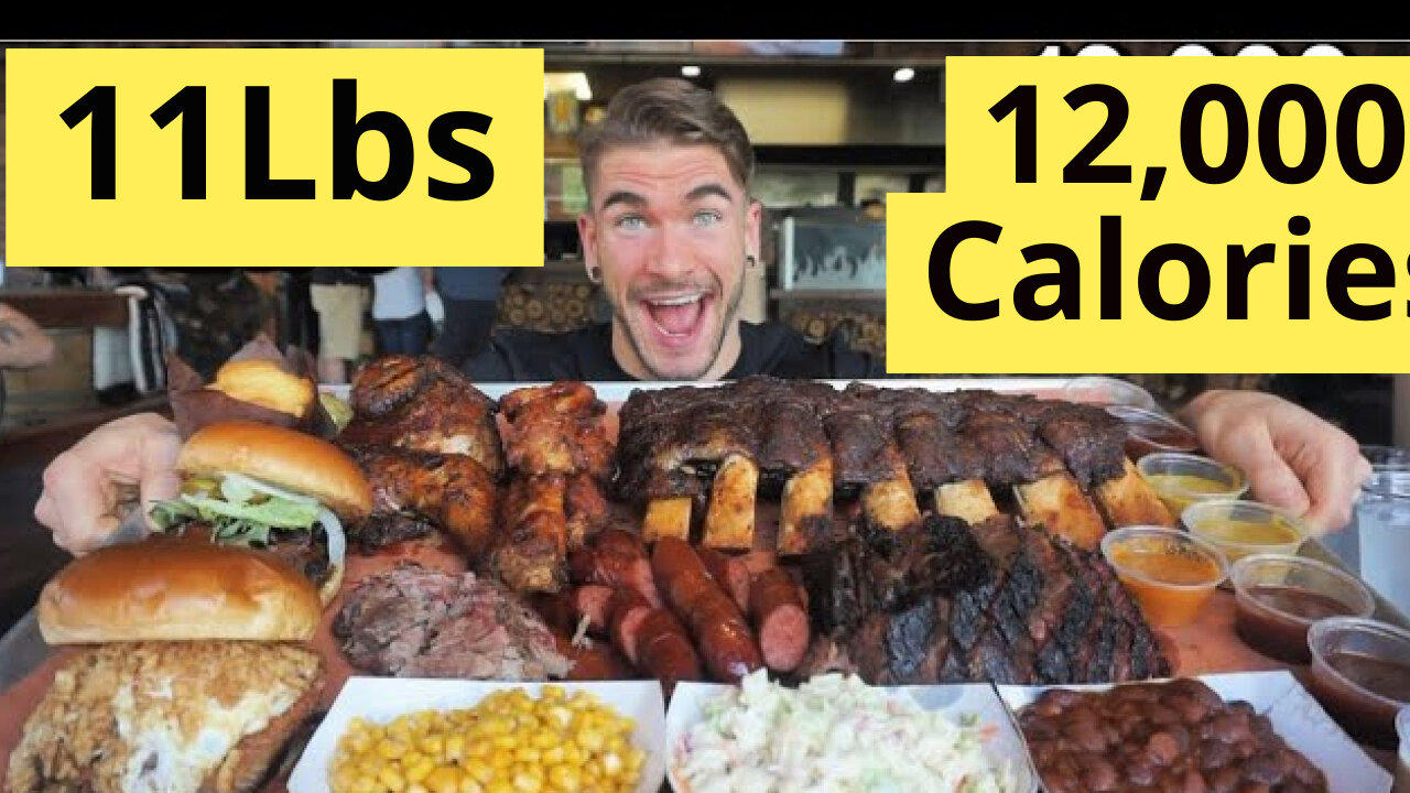 GIANT BBQ PLATTER CHALLENGE | TEXAS STYLE BBQ | - One News Page VIDEO