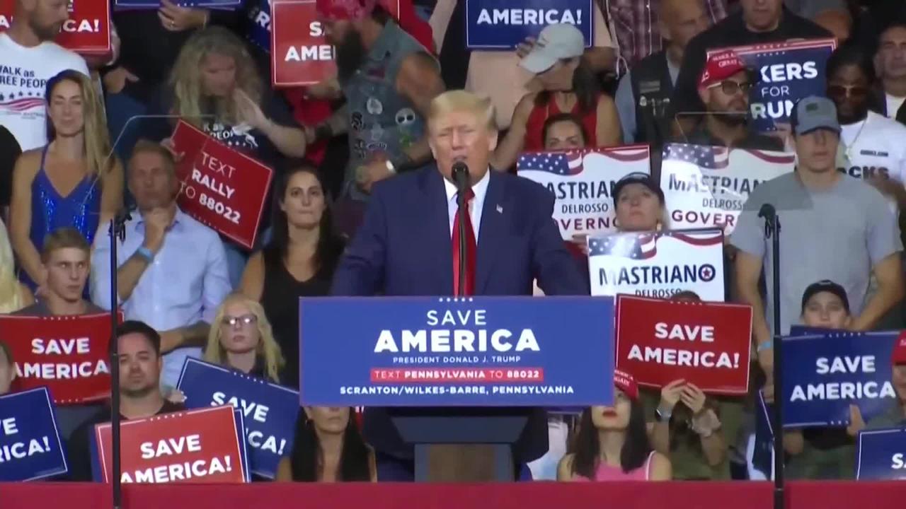 Donald J. Trump Rally, Wilkes Barre Pennsylvania 9-23-22