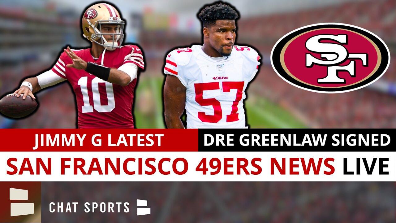 49ers News LIVE: 49ers Sign Dre Greenlaw, Ty Davis-Price Injured, Players Want Jimmy G? 49ers Rumors