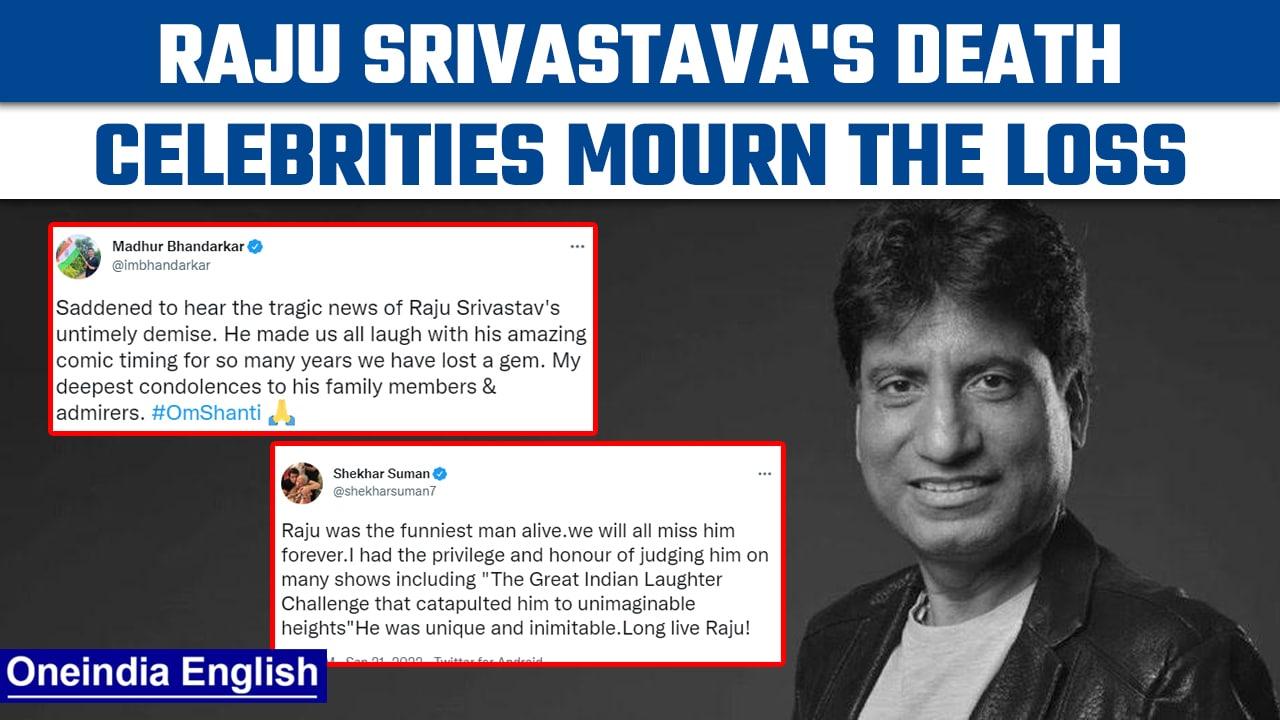 Raju Srivastava: Celebrities mourn the loss of the 58-year-old comdian | Oneindia news *News