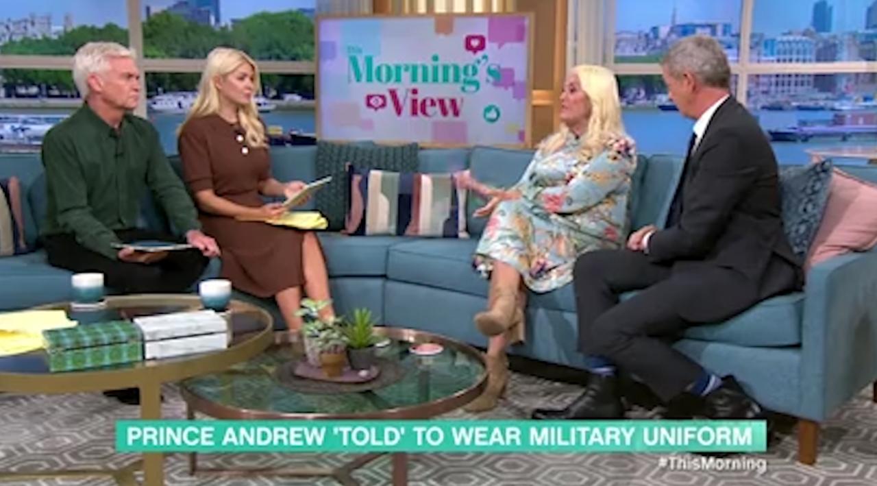 Vanessa Feltz defends Prince Andrew wearing military uniform at vigil