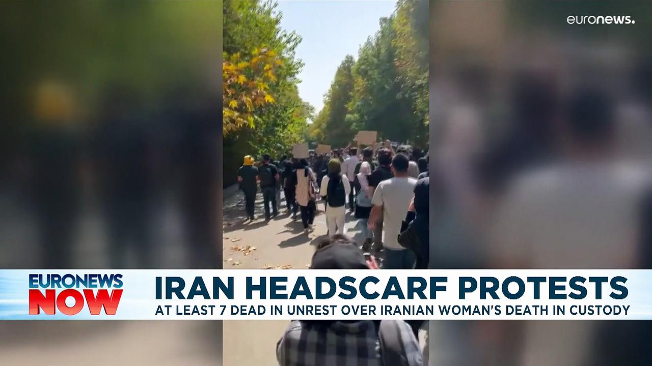Mahsa Amini: Protests escalate across Iran over young woman's death after morality police arrest