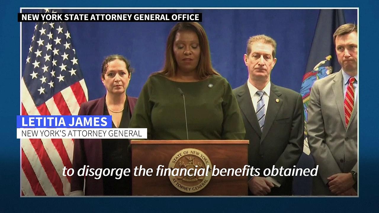 NY attorney general sues Trump and his children for fraud