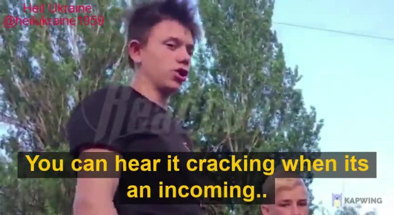 Children of Donetsk learned to distinguish where the artillery rounds