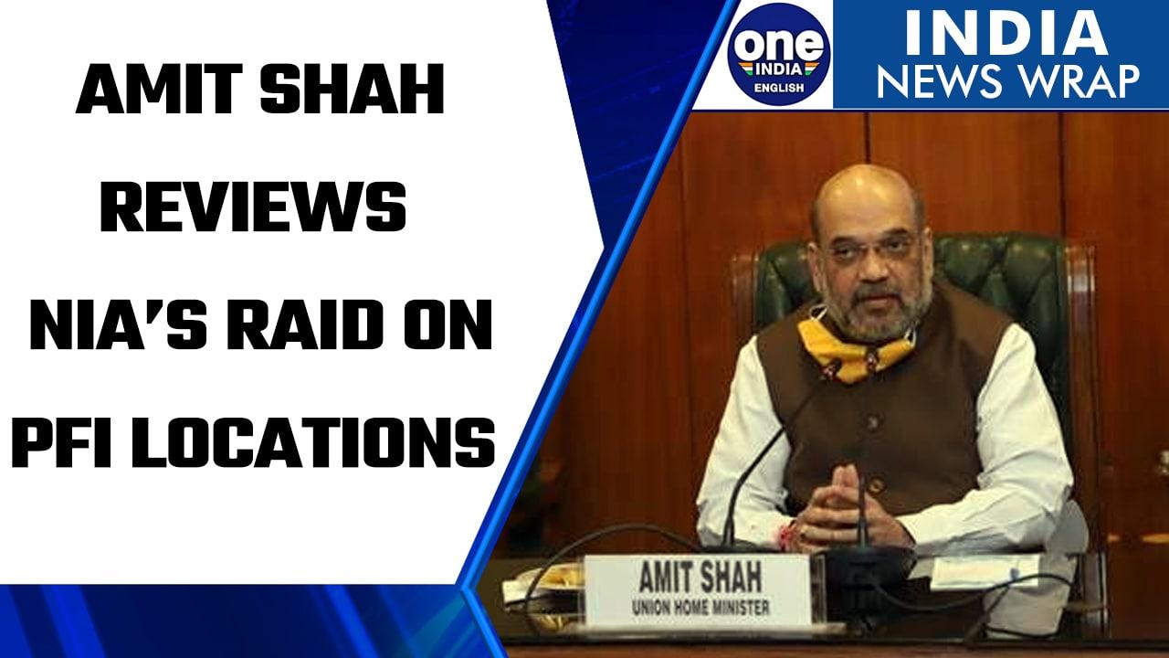 Amit Shah chairs high-level meeting after NIA raids PFI locations | Oneindia News *News
