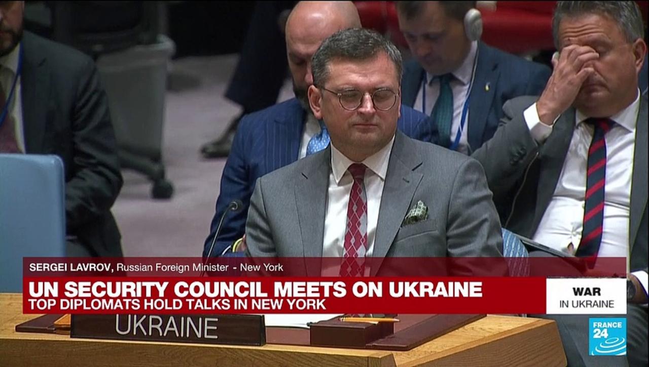 REPLAY - Russia FM rejects Western accusations on Ukraine at Security Council