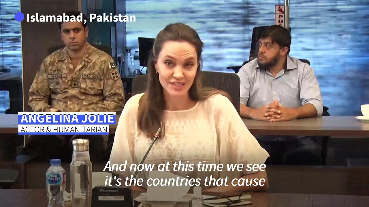 Hollywood star Jolie says Pakistan floods 'real wake-up call' on climate change