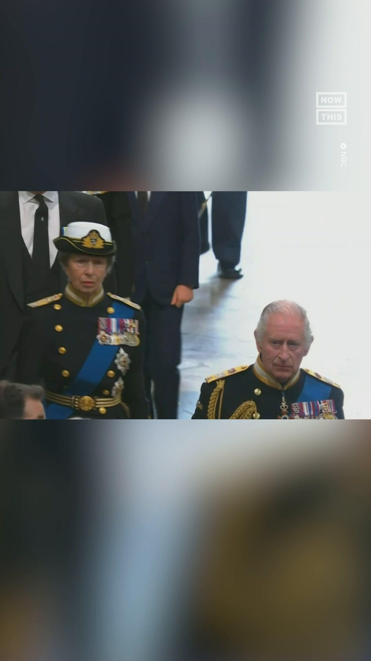 Royal Family Enters Westminster Abbey for Queen Elizabeth II's Funeral