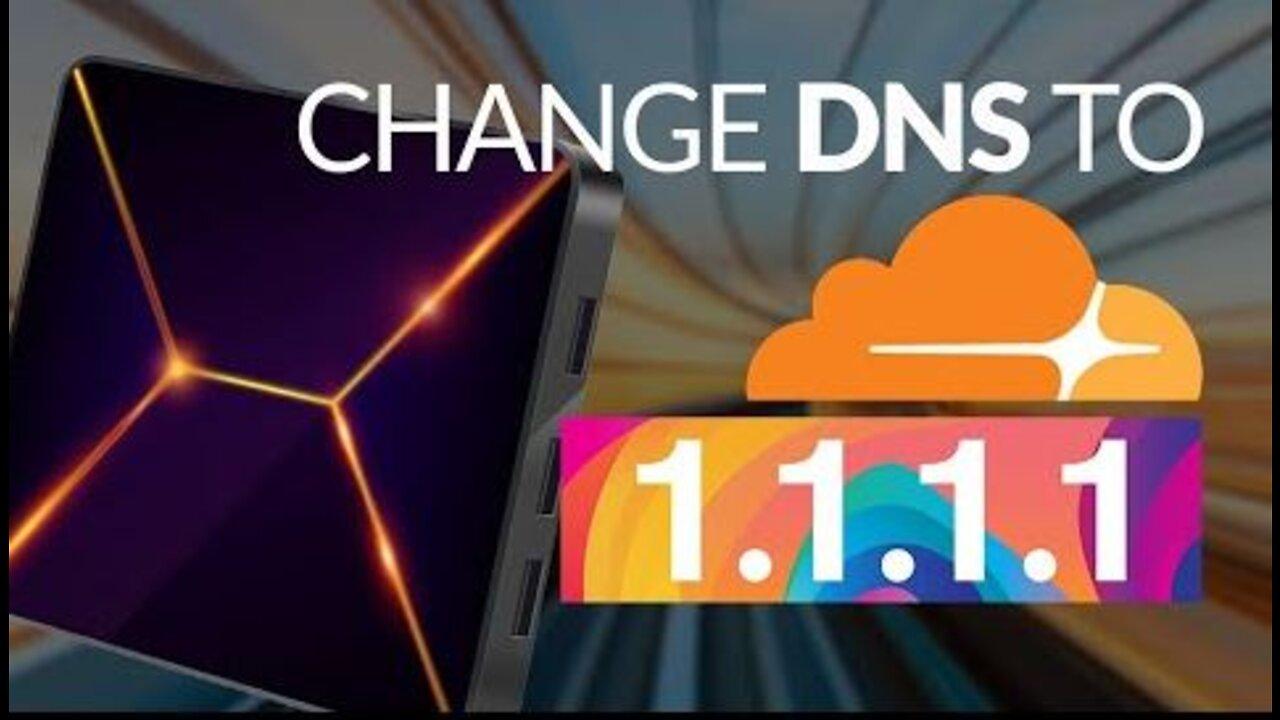 Change your DNS to Cloudflare on Android TV box