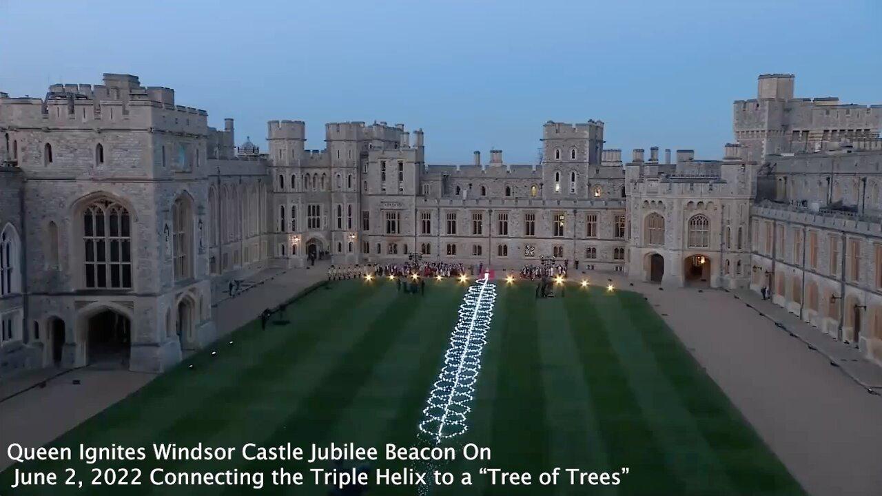 Queen Elizabeth | Why Did Queen Elizabeth "Ignite Windsor Castle Jubilee" While Connecting the Triple Helix to a Tree 