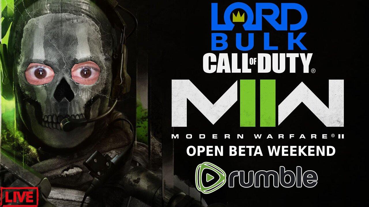 Call Of Duty Modern Warfare 2 Open Beta Weekend