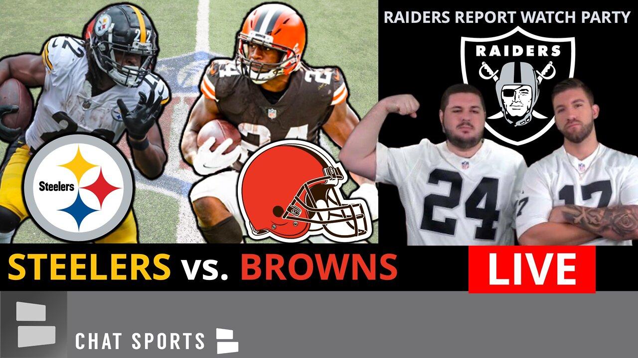 LIVE: Browns vs. Steelers Amazon Prime Video Watch Party