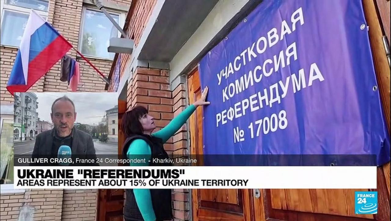 Voting begins in Russia's annexation plan for swathes of Ukrainian
