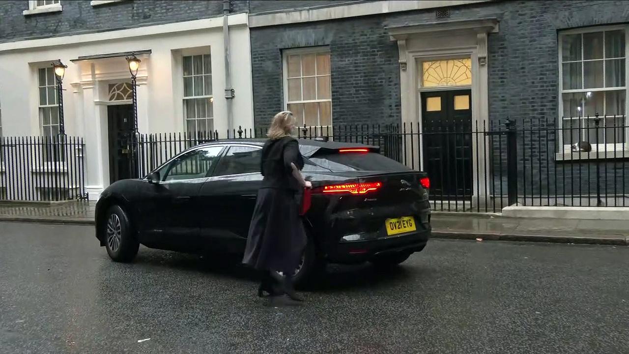 Ministers arrive for cabinet meeting at 10 Downing Street
