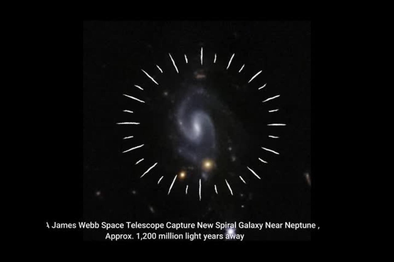 James Webb Space Telescope Capture This Young Spiral Galaxy near Neptune