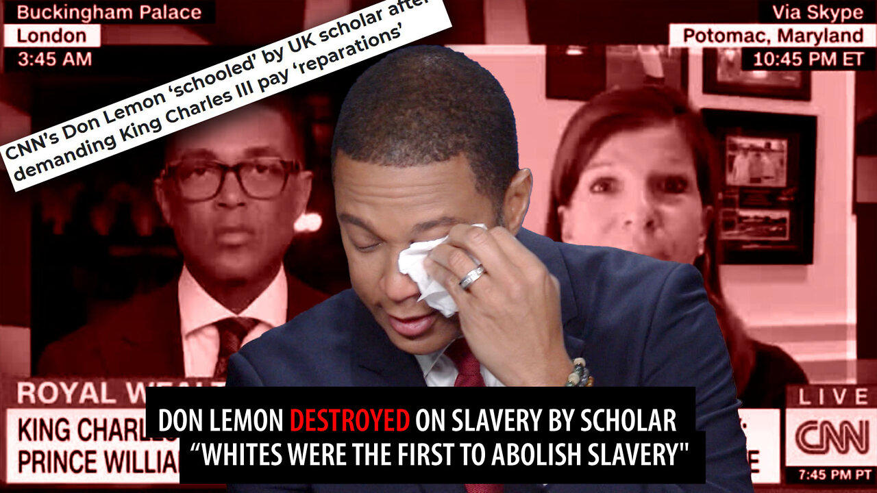 Don Lemon Gets DESTROYED on Slavery by Scholar - "Whites Were the First to End Slavery by Law"