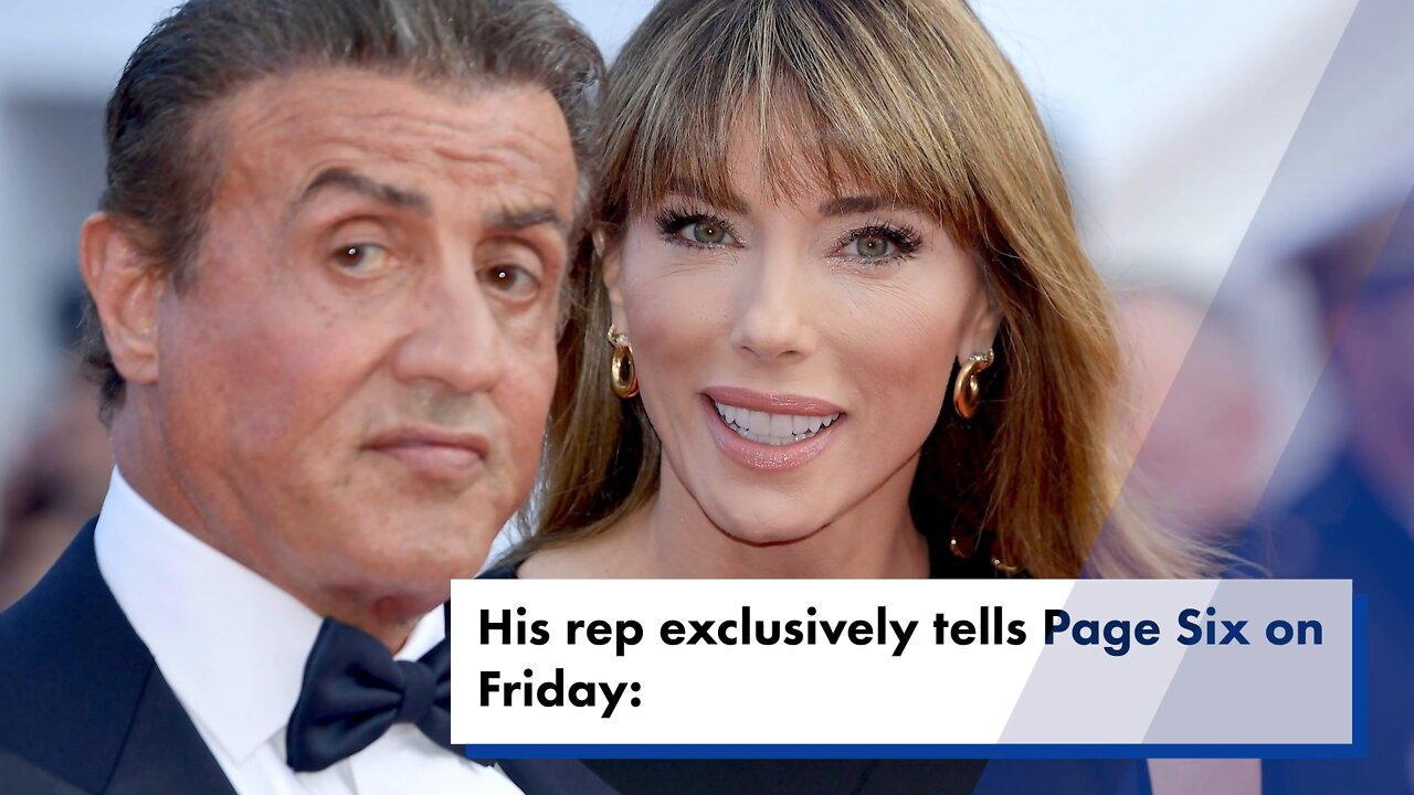 Sylvester Stallone And Wife Jennifer Flavin One News Page Video 