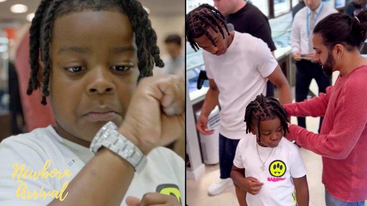 Lil Baby Buys Son Jason A Rolex For His 7th B-Day! ⌚️
