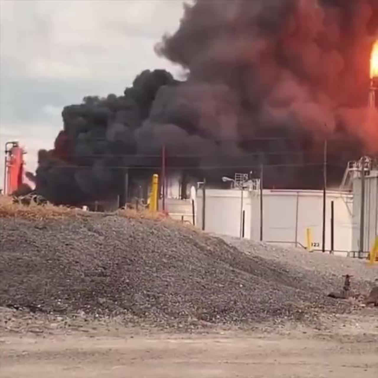 And ANOTHER FIRE at an oil refinery in Toledo, Ohio