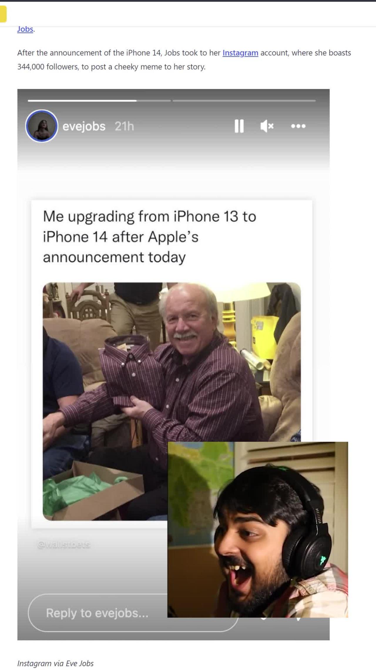 Steve Jobs Daughter TROLLS APPLE for iPhone 14 Pro Max (Eve Jobs) 🤣📲