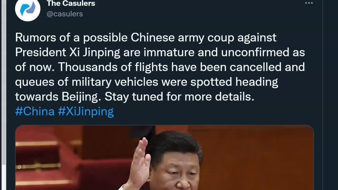 The Big Rumor: Xi Jinping and China Coup