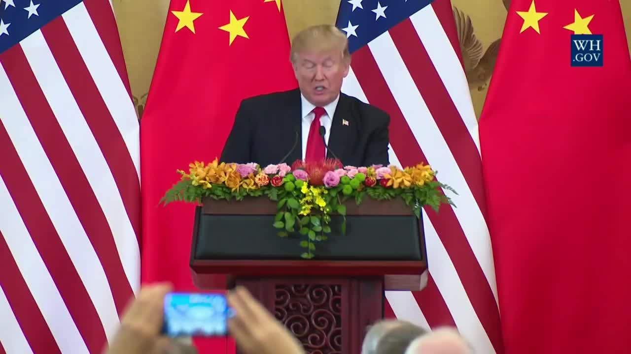 Donald Trump and Xi Jinping meets in China