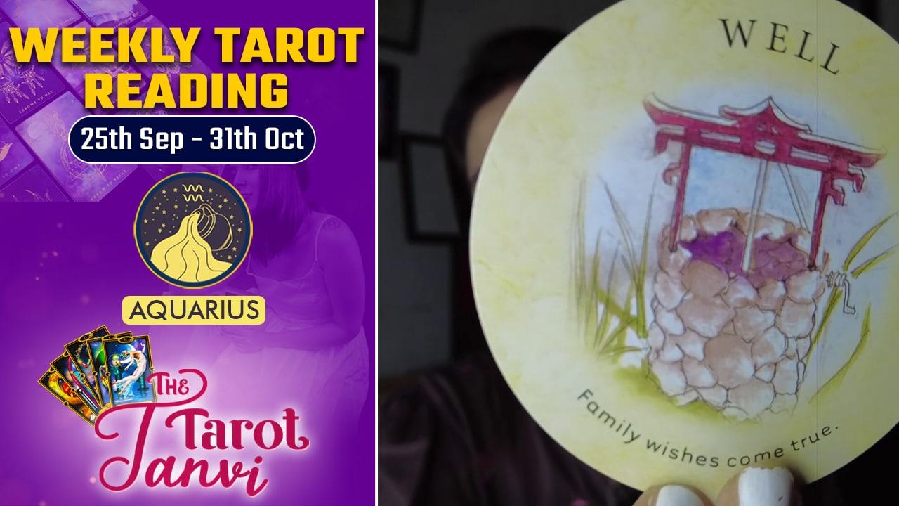 Aquarius : Weekly Tarot Reading : 25th September- 31st October 2022 | Oneindia News