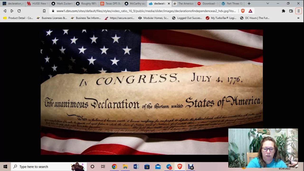 Another version of 2nd Declaration of Independence; no 24th event?