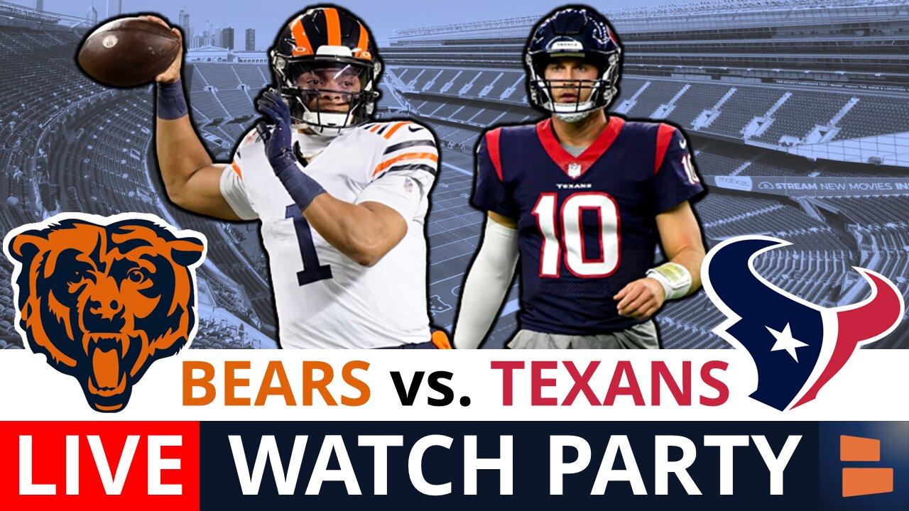 LIVE: Chicago Bears vs. Houston Texans Watch Party | NFL Week 3