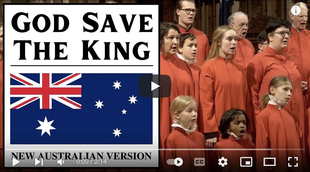 'God Save the King' — New Australian Version of the Royal Anthem for King Charles III
