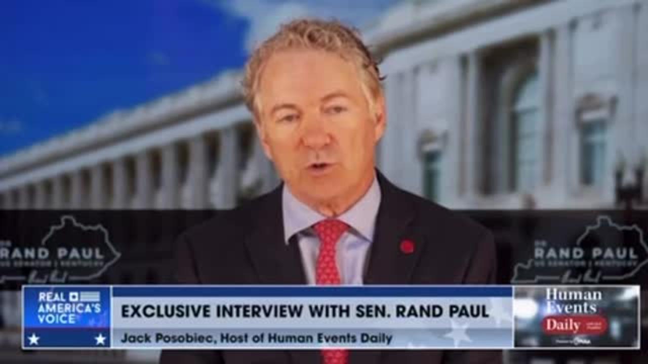 Sen. Rand Paul Believes Gain of Function Should Be Regulated Like Nuclear Weapons