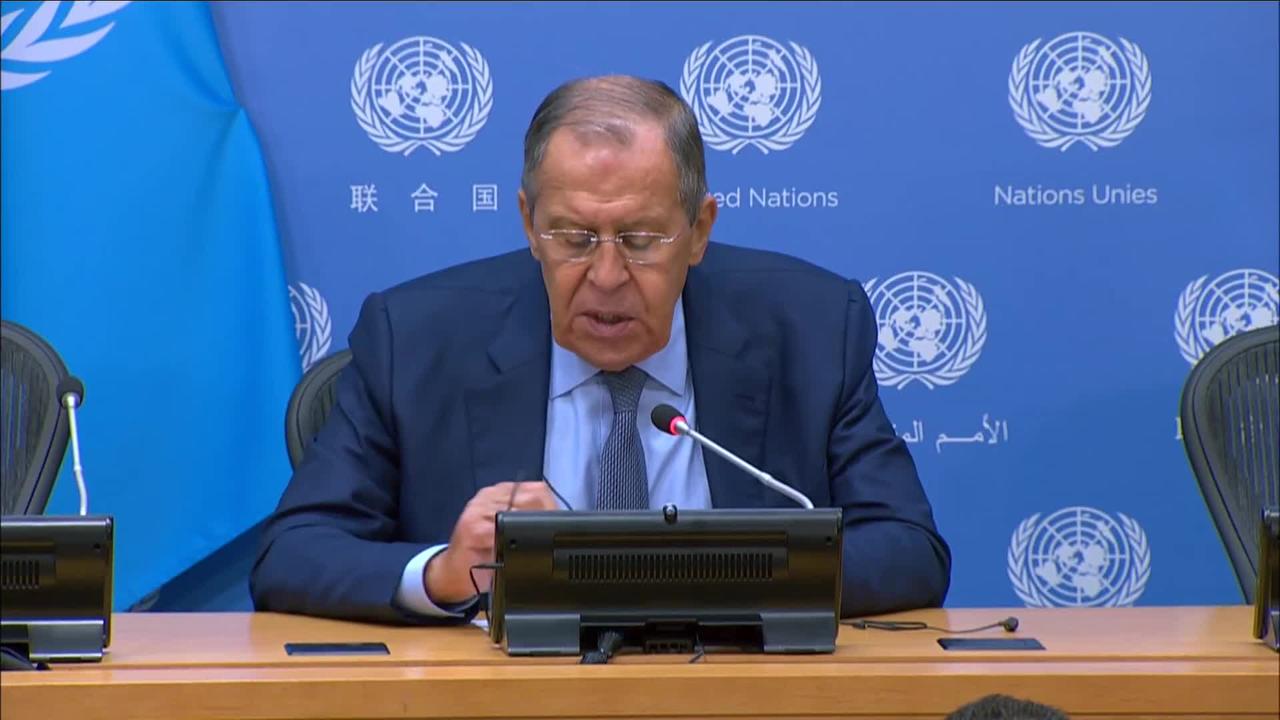 Russia FM Sergey Lavrov's Press Conference Following UNGA77 [EN]